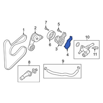 Hyundai OE - Engine Water Pump Gasket