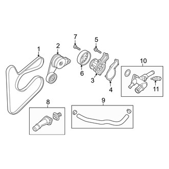 Hyundai OE - Cooling - Belts & Pulleys (SE / SEL)