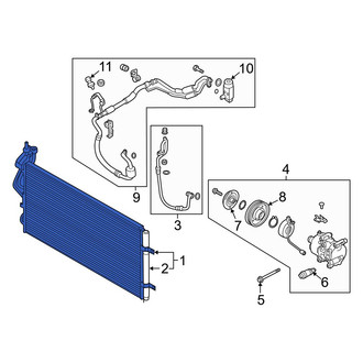 Hyundai OE - A/C Condenser