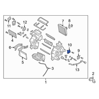 Hyundai OE - Right HVAC Defrost Mode Door Actuator