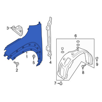 Hyundai OE - Front Right Fender