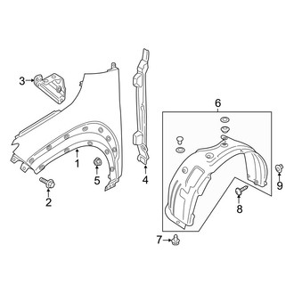 Hyundai OE - Fender & Components (Limited / SE / SEL / Ultimate)