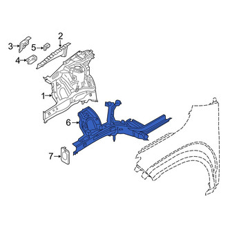 Hyundai OE - Front Left Frame Side Member Assembly