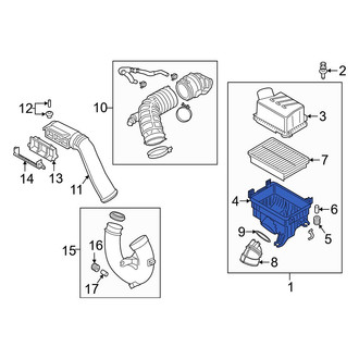 Hyundai OE - Lower Air Filter Housing