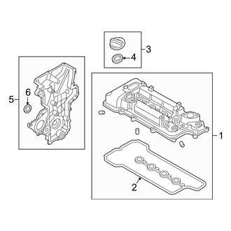 Hyundai OE - Engine / Transaxle - Valve & Timing Covers (Limited / Ultimate)