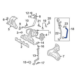 Hyundai OE - Turbocharger Coolant Line
