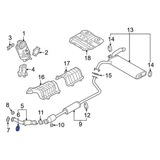 Hyundai OE - Exhaust System Hanger
