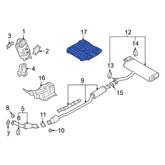 Hyundai OE - Rear Floor Pan Heat Shield