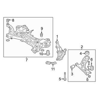 Hyundai OE - Front Suspension - Suspension Components (Limited / SE / SEL / Ultimate)