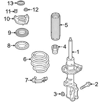 Hyundai OE - Front Suspension - Struts & Components (Limited / SE / SEL / Ultimate)