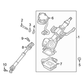Hyundai OE - Steering Column Assembly (Limited / SE / SEL / Ultimate)