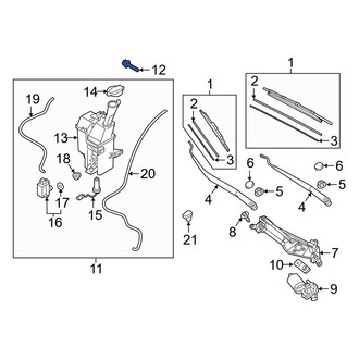 Hyundai OE - Engine Cooling Fan Shroud Bolt