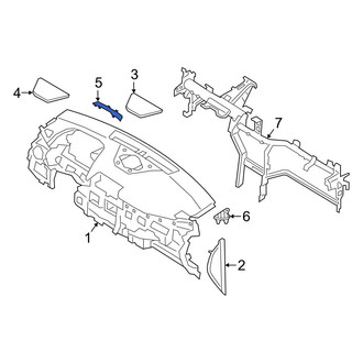 Hyundai OE - Right Instrument Panel Trim Panel