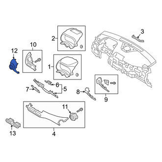 Hyundai OE - Left Dashboard Air Vent