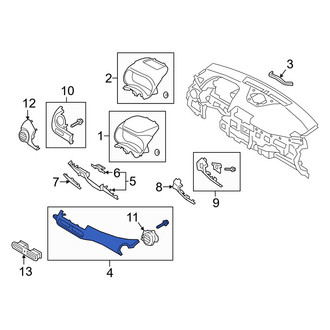 Hyundai OE - Right Instrument Panel Trim Panel