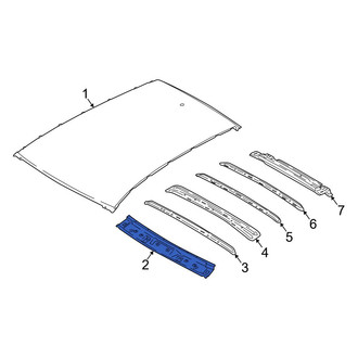 Hyundai OE - Front Roof Header Panel