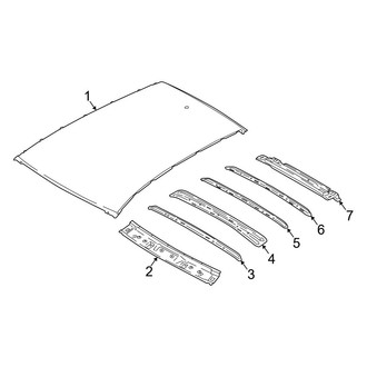 Hyundai OE - Roof & Components (W/O Sunroof)