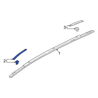 Hyundai OE - Front Left Roof Luggage Carrier Side Rail Cap