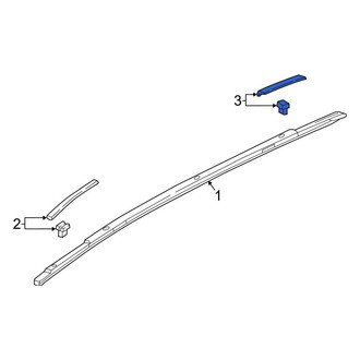 Hyundai OE - Rear Left Roof Luggage Carrier Side Rail Cap