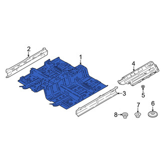 Hyundai OE - Front Floor Pan
