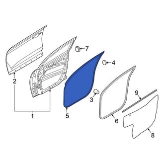 Hyundai OE - Front Left Outer Door Seal