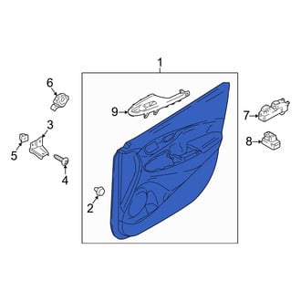 Hyundai OE - Rear Left Outer Door Outer Panel