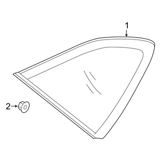 Hyundai OE - Quarter Panel - Glass