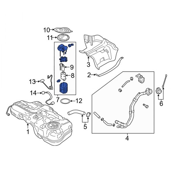 Fuel Pump and Strainer Set