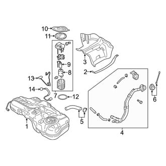 Hyundai OE - Fuel System Components (Limited / SE / SEL / Ultimate)