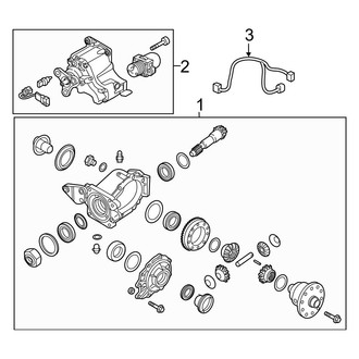 Hyundai OE - Rear Suspension - Axle & Differential (AWD)