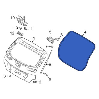 Hyundai OE - Rear Hatch Seal