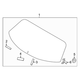 Hyundai OE - Lift Gate - Glass & Hardware