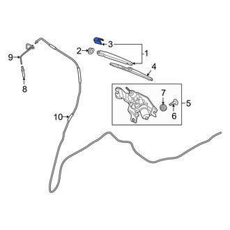 Hyundai OE - Wiper Arm Cap