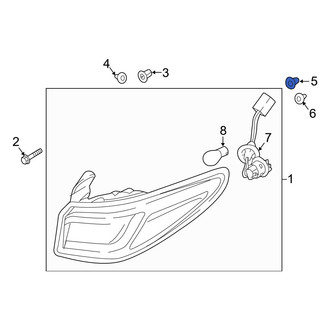 Hyundai OE - Inner Tail Light Clip