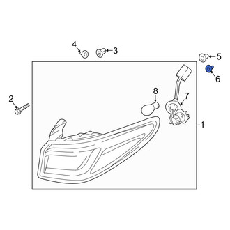 Hyundai OE - Tail Light Clip
