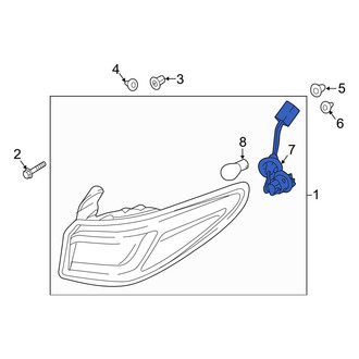 Hyundai OE - Rear Outer Tail Light Wiring Harness