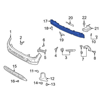 Hyundai OE - Rear Bumper Impact Bar