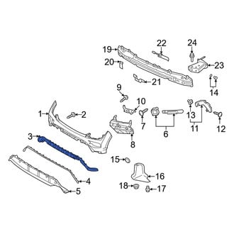 Hyundai OE - Rear Lower Bumper Cover