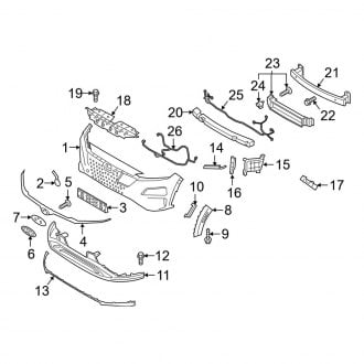 2021 Hyundai Kona OEM Bumpers | Front & Rear — CARiD.com