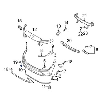 Hyundai OE - Front Tow Eye Cap