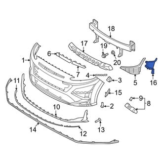 Hyundai OE - Front Right Brake Air Duct
