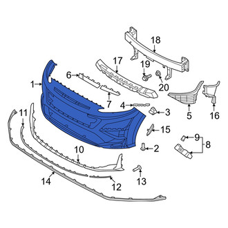 Hyundai OE - Front Upper Bumper Cover