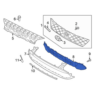 Hyundai OE - Front Center Grille
