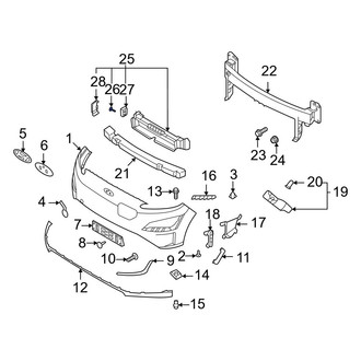Hyundai OE - Radiator Shutter Screw