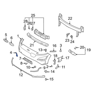 Hyundai OE - Front Tow Eye Cap