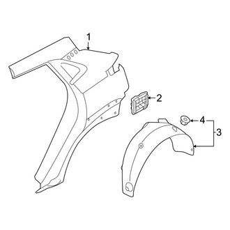 Hyundai OE - Quarter Panel & Components (Limited / SEL / Ultimate)
