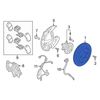 Hyundai OE - Rear Disc Brake Rotor