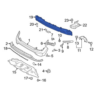 Hyundai OE - Rear Bumper Impact Bar