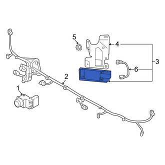 Hyundai OE - Rear Left Blind Spot Detection System Warning Sensor