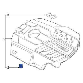Hyundai OE - Engine Cover Mounting Bushing